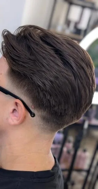 Taglio uomo con sfumatura